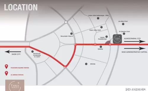 مول ثري سيكستي التجمع الخامس - Three Sixty New Cairo Mall