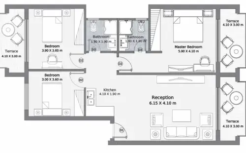 منتجع رمال الساحل الشمالي - Remal North Coast Resort